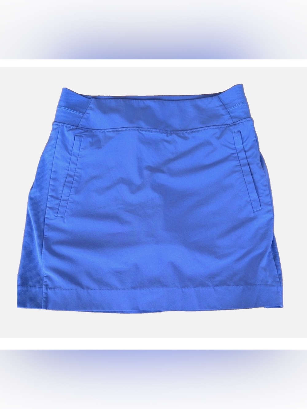 Athleta Blue Tennis Golf Skort Size 2 Built In Shorts Athletic Skirt